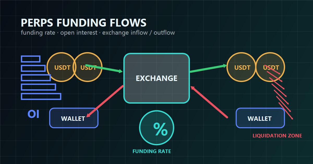 تدفقات رأس المال في العقود الدائمة: قراءة ضغط long وshort